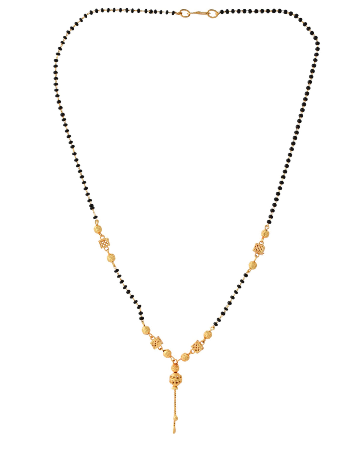 Jewels Nest Traditional Gold-Polished Double-Strand Mangal Sutra