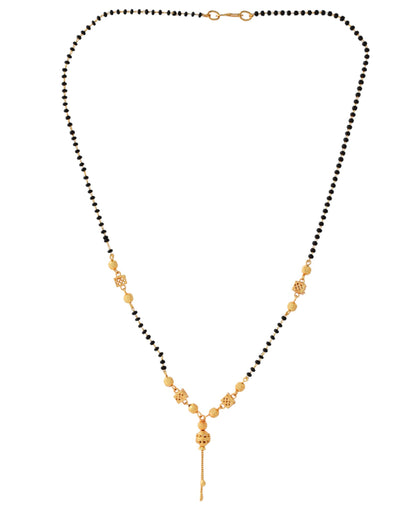 Jewels Nest Traditional Gold-Polished Double-Strand Mangal Sutra