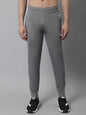 Jainish Men's Grey Solid Streachable Lycra Trackpants