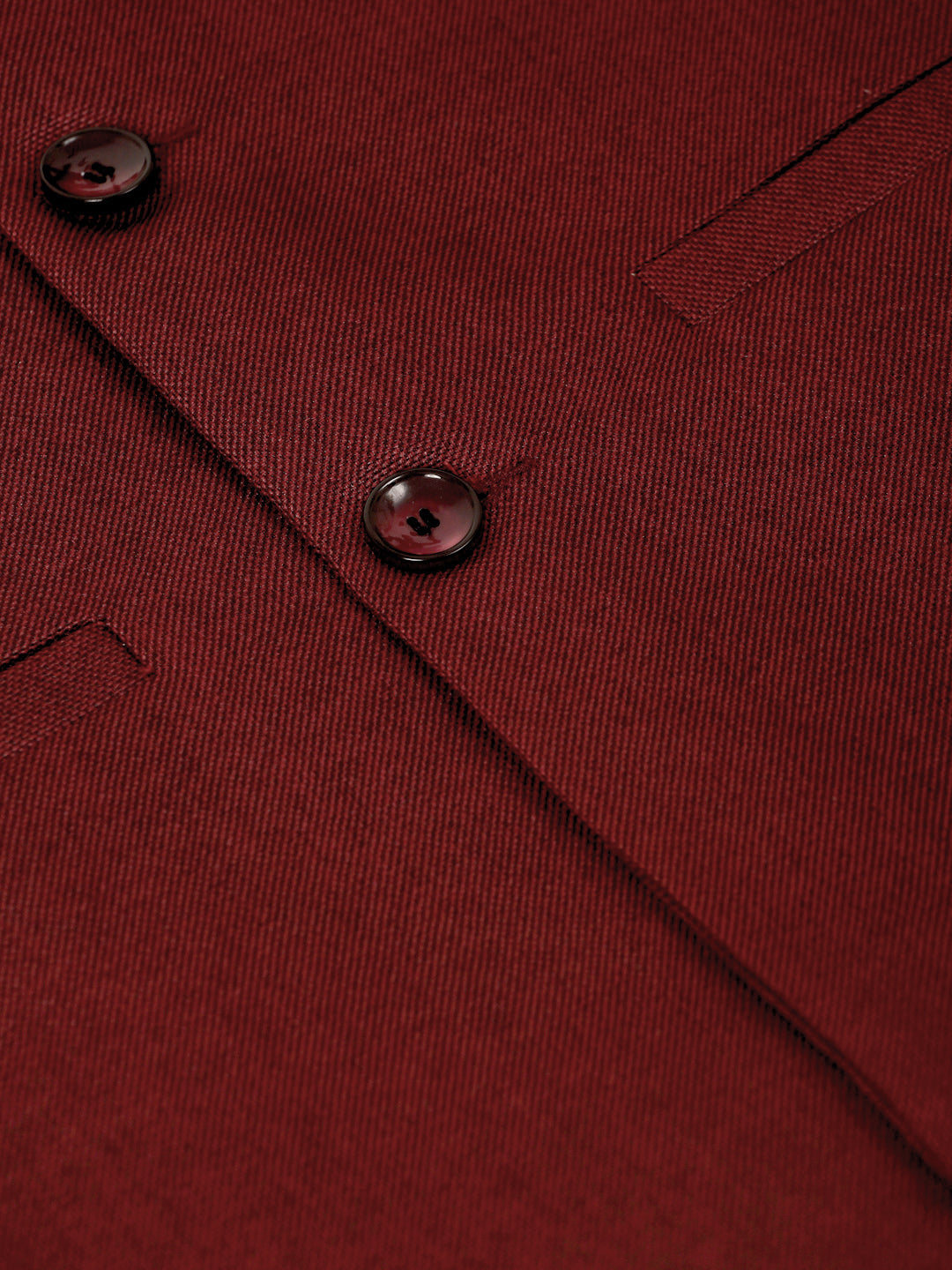 Jompers Men's Solid Kurta Pyjama With Nehru Jacket - Maroon