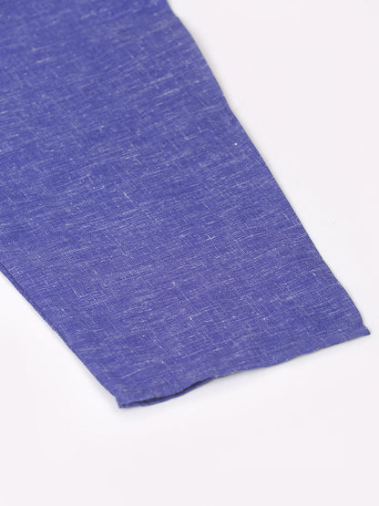 Jompers Men's Cotton Solid Kurta Pajama Sets - Blue
