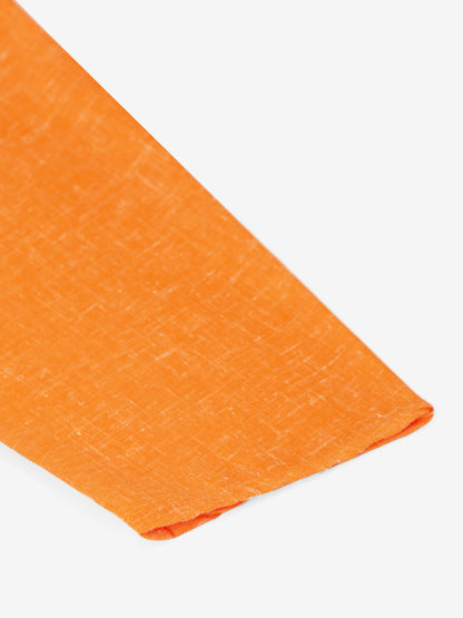 Jompers Men's Cotton Solid Kurta Pajama Sets - Orange