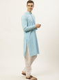 Jompers Men's Sky Embroidered Kurta Payjama Sets