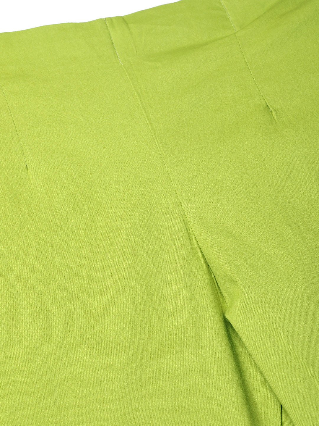 Jompers Women Green Smart Slim Fit Solid Regular Trousers