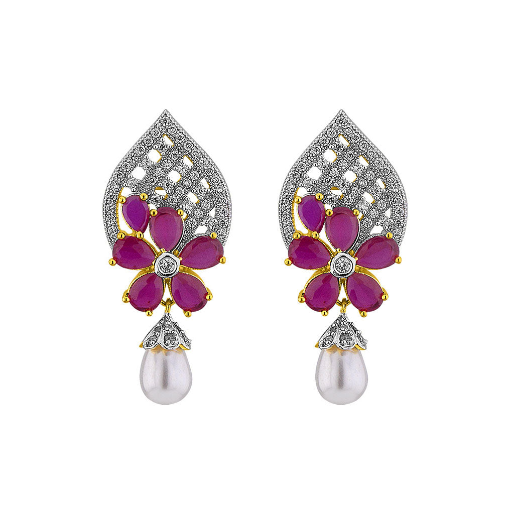 J Pearls Vibrant Earrings - Real Pearl Jewelry