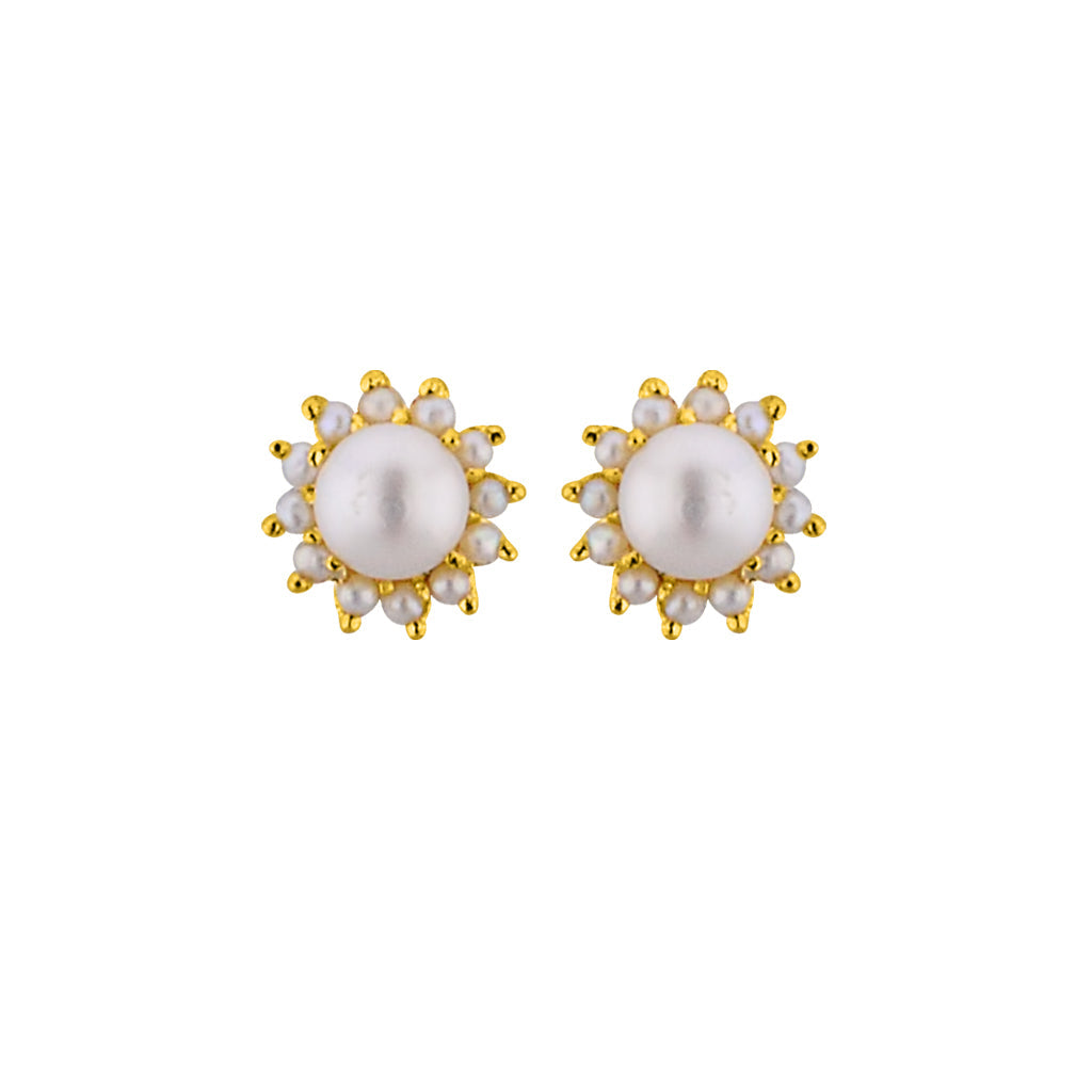 J Pearls Speculate Studs - Real Pearl Jewelry