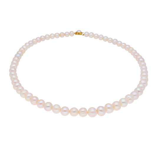 J Pearls Round Pearl Necklace - Real Pearl Jewelry