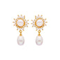 J Pearls Blazing Pearl Earrings - Real Pearl Jewelry