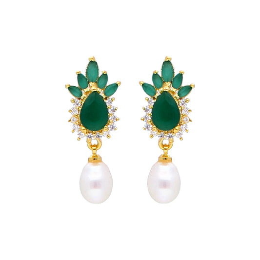 J Pearls Dome Pearl Earrings - Real Pearl Jewelry
