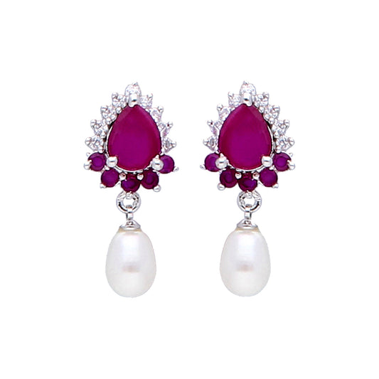 J Pearls Dora Pearl Earrings - Real Pearl Jewelry