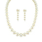 J Pearls Single Line Pearls Set - Real Pearl Jewelry