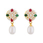 J Pearls Graceful Drop Pearl Earrings - Real Pearl Jewelry