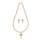 J Pearls Qushi 1 Line Button Pearl Set - Real Pearl Jewelry