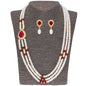 J Pearls Stunning 3 String Necklace Set - Real Pearl Jewelry