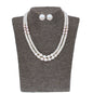 J Pearls 2 Line 5-6Mm Button Pearl Set - Real Pearl Jewelry
