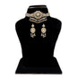 J Pearls Vansha 3 Lines Round Pearl Choker - Real Pearl Jewelry