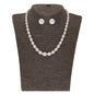 J Pearls White Graded Oval Pearl Necklace - Real Pearl Jewelry