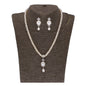 J Pearls Fashionable Pearl Pendant Set - Real Pearl Jewelry