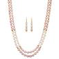 J Pearls Crusty Pearl Necklace Set - Real Pearl Jewelry
