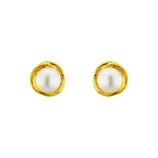 J Pearls Jalebi Pearl Earrings - Real Pearl Jewelry