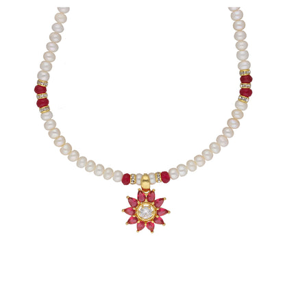 J Pearls Abdhija 1 Line Pearl Sets - Real Pearl Jewelry