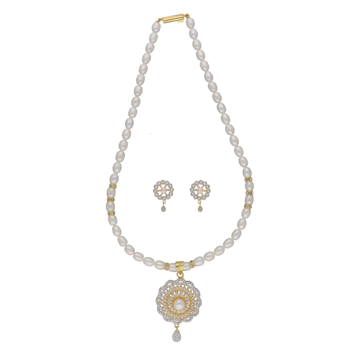 J Pearls Gianna 1 Line Pearl Sets - Real Pearl Jewelry