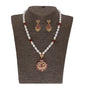 J Pearls Dheeksha 1 Line Pearl Sets - Real Pearl Jewelry