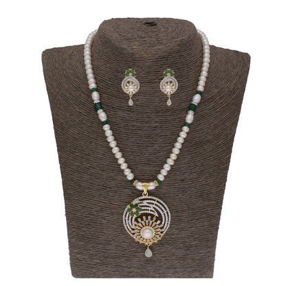 J Pearls Naira 1 Line Pearl Sets - Real Pearl Jewelry