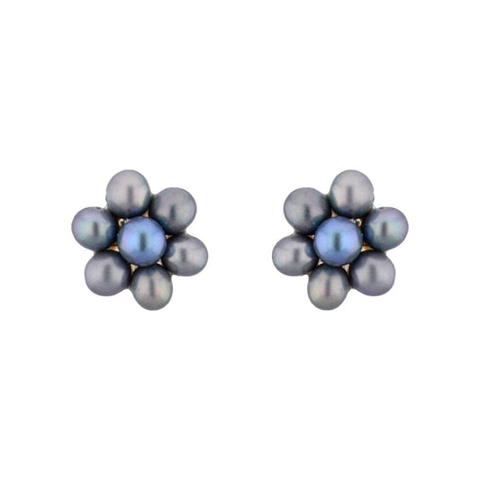 J Pearls Grey Pearl Earrings - Real Pearl Jewelry