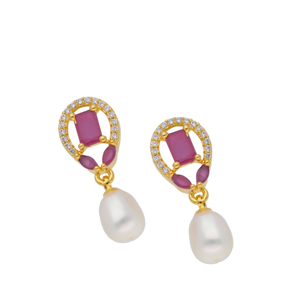 J Pearls Yami Pearl Earrings - Real Pearl Jewelry