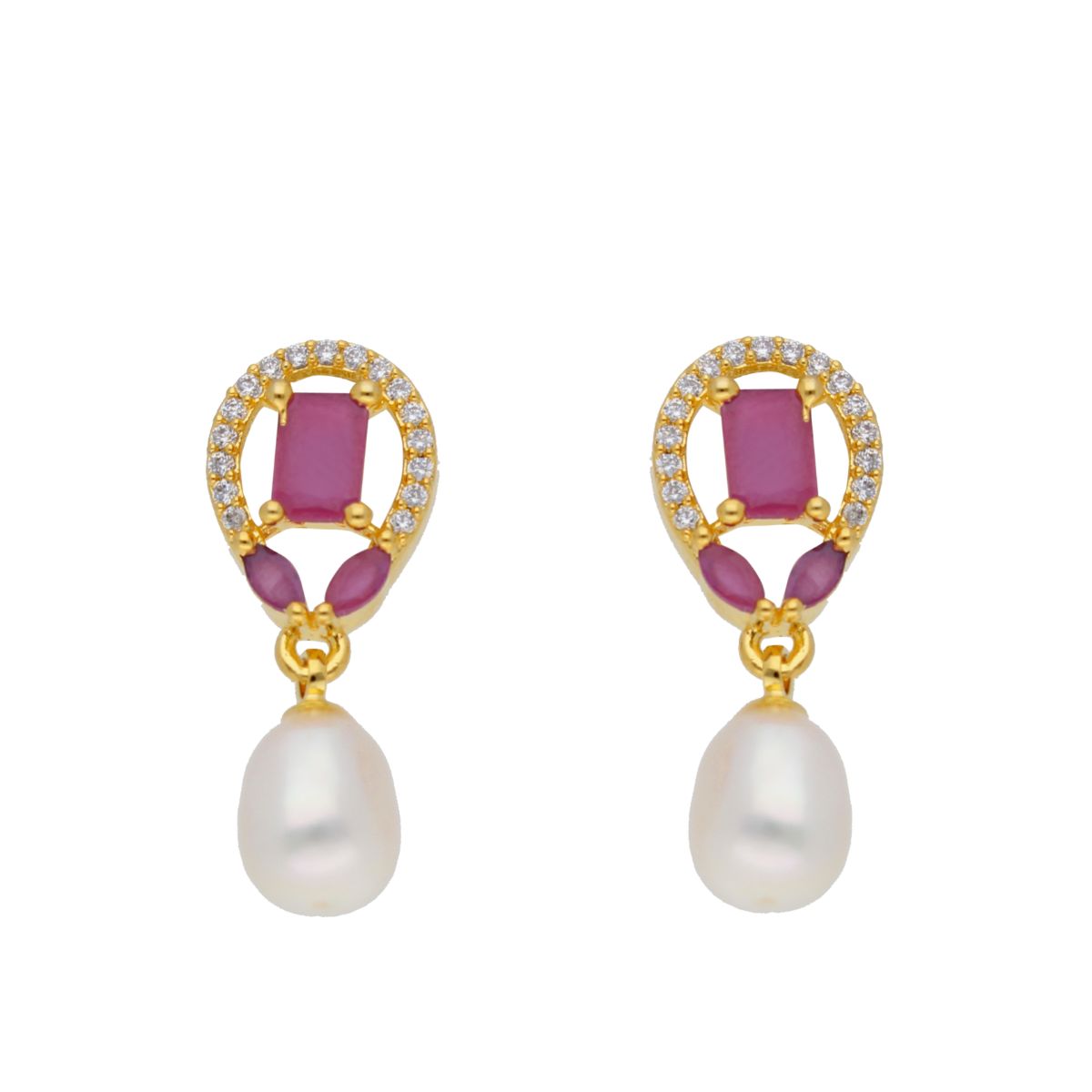 J Pearls Yami Pearl Earrings - Real Pearl Jewelry