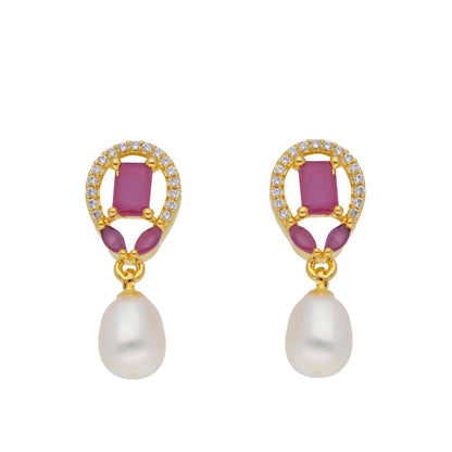 J Pearls Yami Pearl Earrings - Real Pearl Jewelry