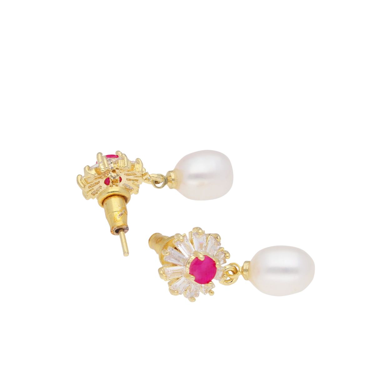 J Pearls Anahita Pearl Earrings - Real Pearl Jewelry