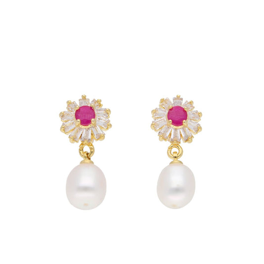 J Pearls Anahita Pearl Earrings - Real Pearl Jewelry