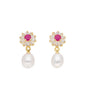 J Pearls Anahita Pearl Earrings - Real Pearl Jewelry