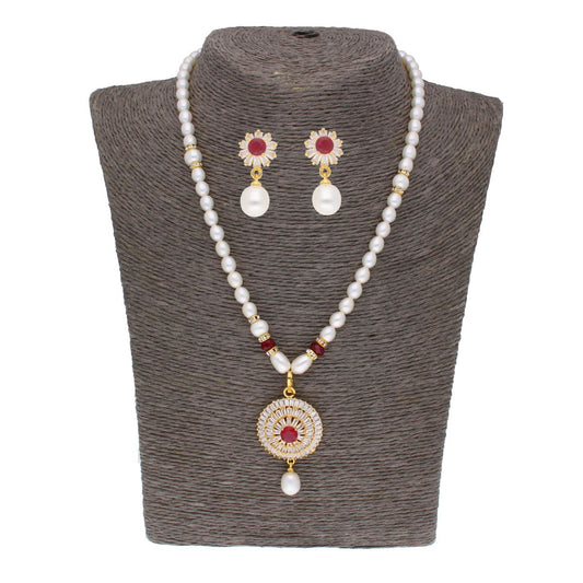 J Pearls Twisted Pearl Set - Real Pearl Jewelry