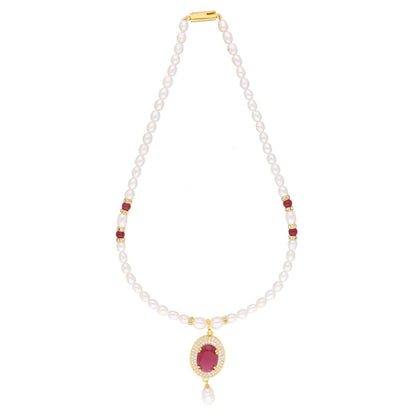 J Pearls Navishka Pearl Set - Real Pearl Jewelry