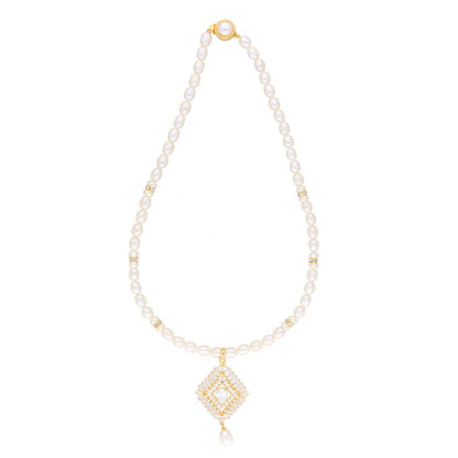 J Pearls Abarna Pearl Set - Real Pearl Jewelry