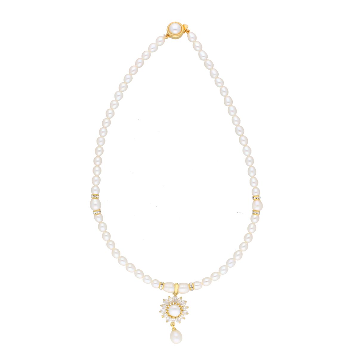 J Pearls Baheera Pearl Set - Real Pearl Jewelry
