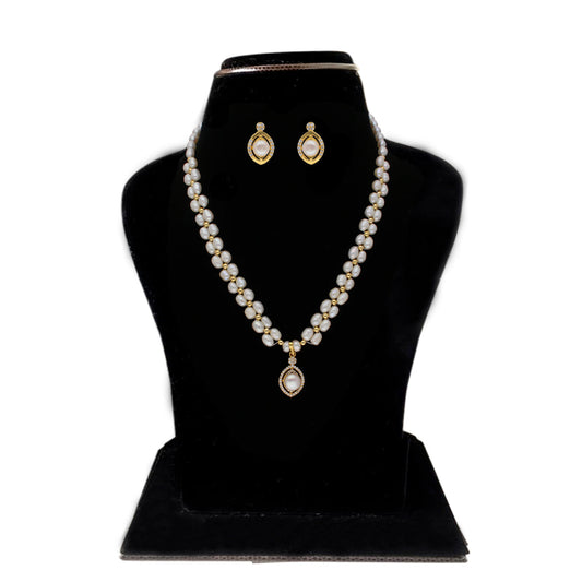 J Pearls Dhena 1 Line Pearl Sets - Real Pearl Jewelry
