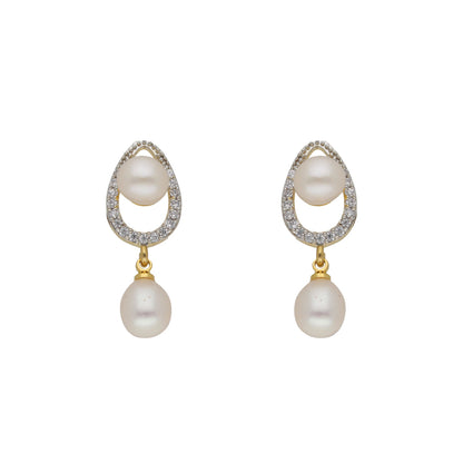 J Pearls Badarika 1 Line Pearl Sets - Real Pearl Jewelry
