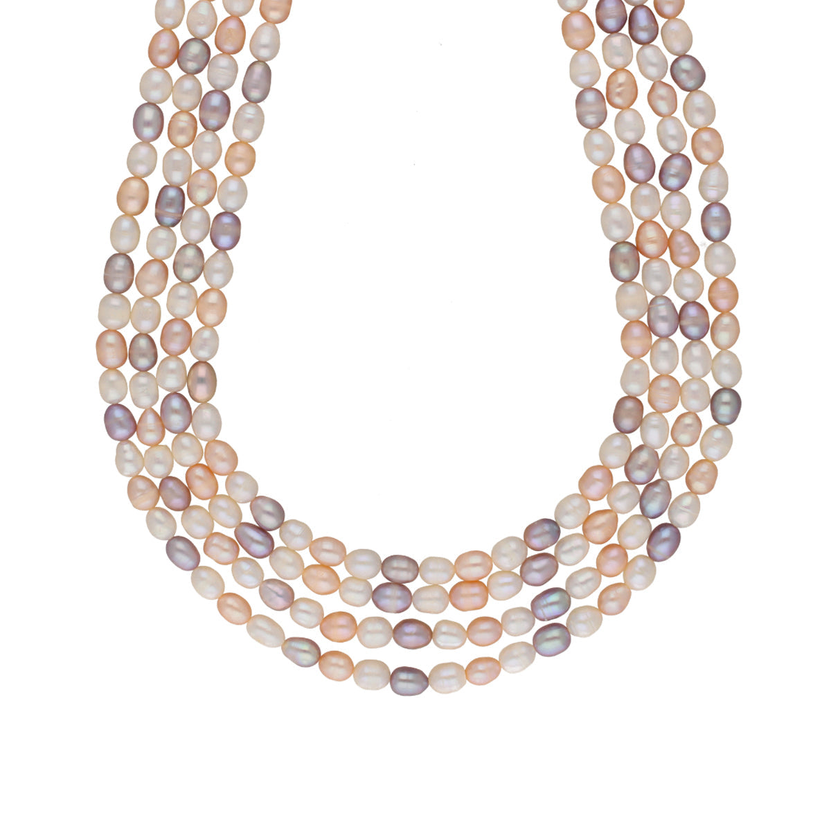J Pearls Freena 4 Lines Pearl Sets - Real Pearl Jewelry