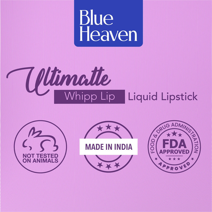 Blue Heaven Ultimatte Whipp Lip Liquid Lipstick - Seriously Brown
