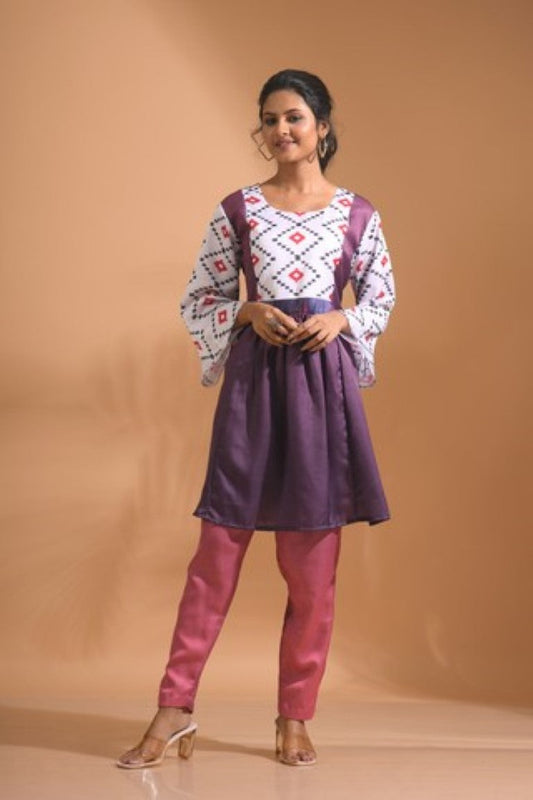 Morchari Co Ord Set With Hand Embroidery - Multi
