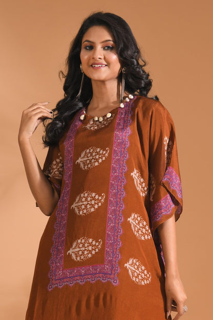 Morchari Co Ord Set With Hand Embroidery - Mustard