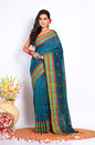 Morchari Cotton Handloom Saree - Green