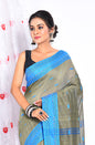 Morchari Cotton Handloom Saree - Grey