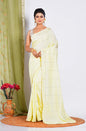 Morchari Heavy Embroidery Saree - Yellow