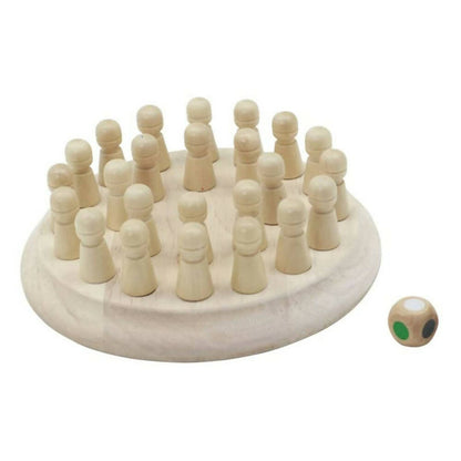 Kraftsman Wooden Memory Chess Game for Kids | Color Memory Chess Game | Educational Toy