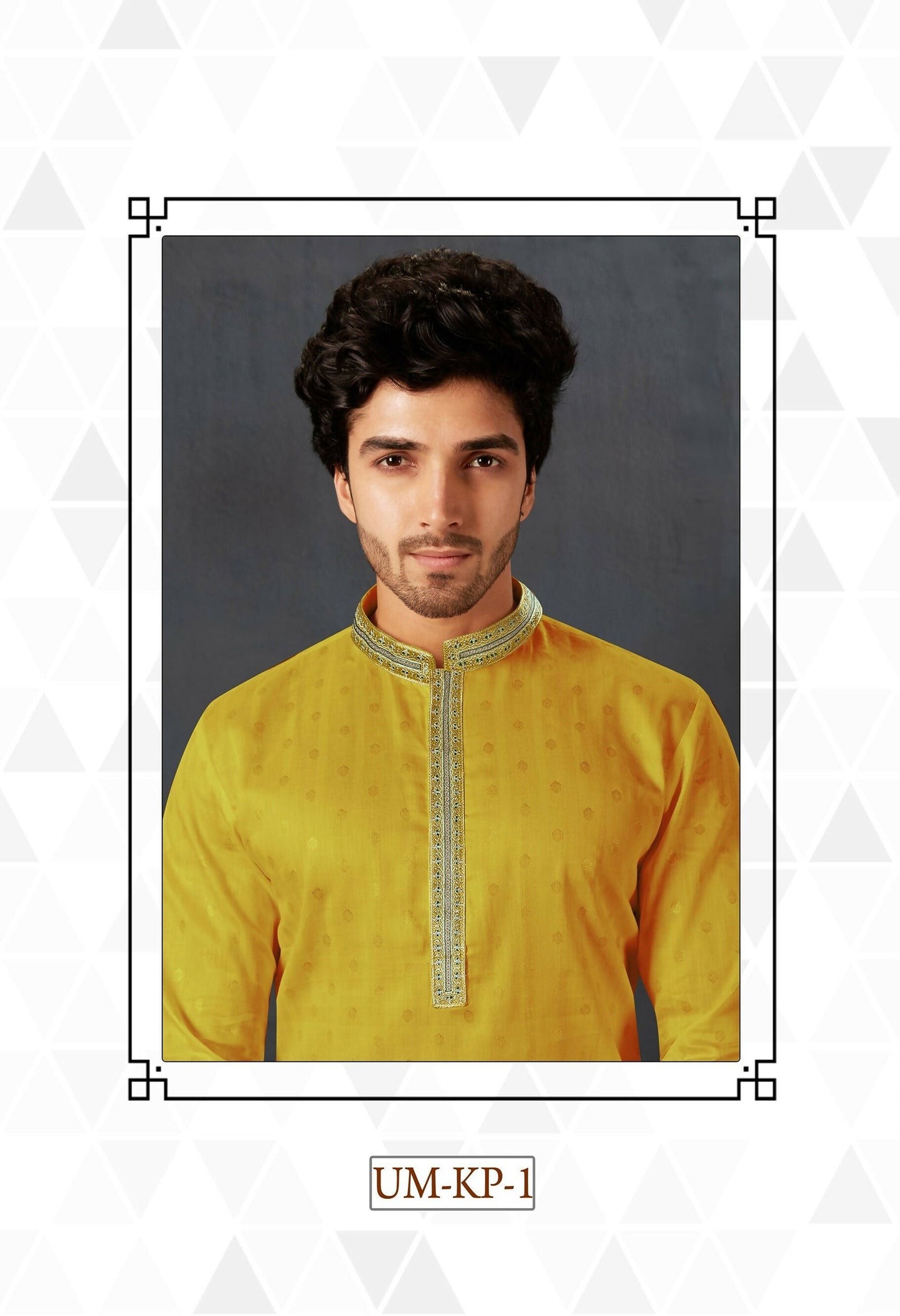 Joban Fashion Yellow Cotton Kurta Pyjama